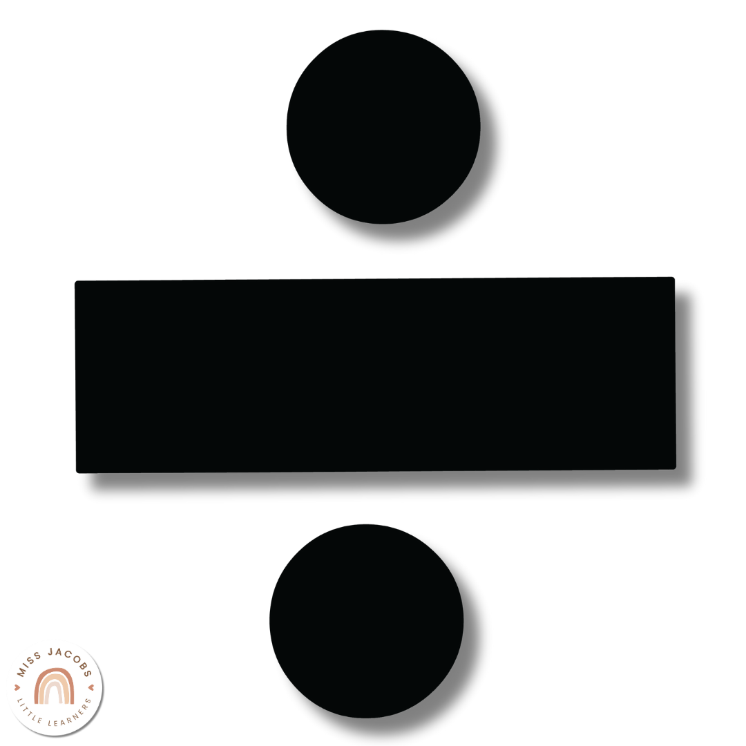 Classic Black Large Math Symbols – Miss Jacobs Little Learners