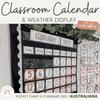 Classroom Calendar and Weather Display | Australiana Classroom Decor | Australian Flora and Fauna | Miss Jacobs Little Learners | Editable