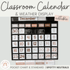 CLASSROOM CALENDAR & WEATHER DISPLAY | SPOTTY NEUTRALS - Miss Jacobs Little Learners