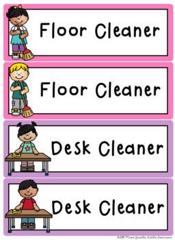 Classroom Jobs Display | Editable |Rainbow Classroom Decor - Miss Jacobs Little Learners