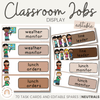 CLASSROOM JOBS DISPLAY | OMBRE NEUTRALS | EDITABLE - Miss Jacobs Little Learners