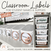 Classroom Labels Bundle | Modern Jungle | Editable Classroom Decor - Miss Jacobs Little Learners