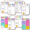 Classroom Newsletter Templates | Editable | Simple Brights Classroom Theme | Neon Rainbow Decor - Miss Jacobs Little Learners