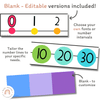 CLASSROOM NUMBER LINE DISPLAY -30 – 120 | RAINBOW BRIGHTS - Miss Jacobs Little Learners