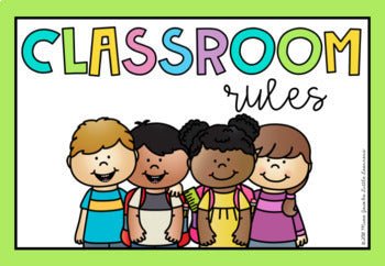 Classroom Rules Posters and Slips | Rainbow Theme - Miss Jacobs Little Learners