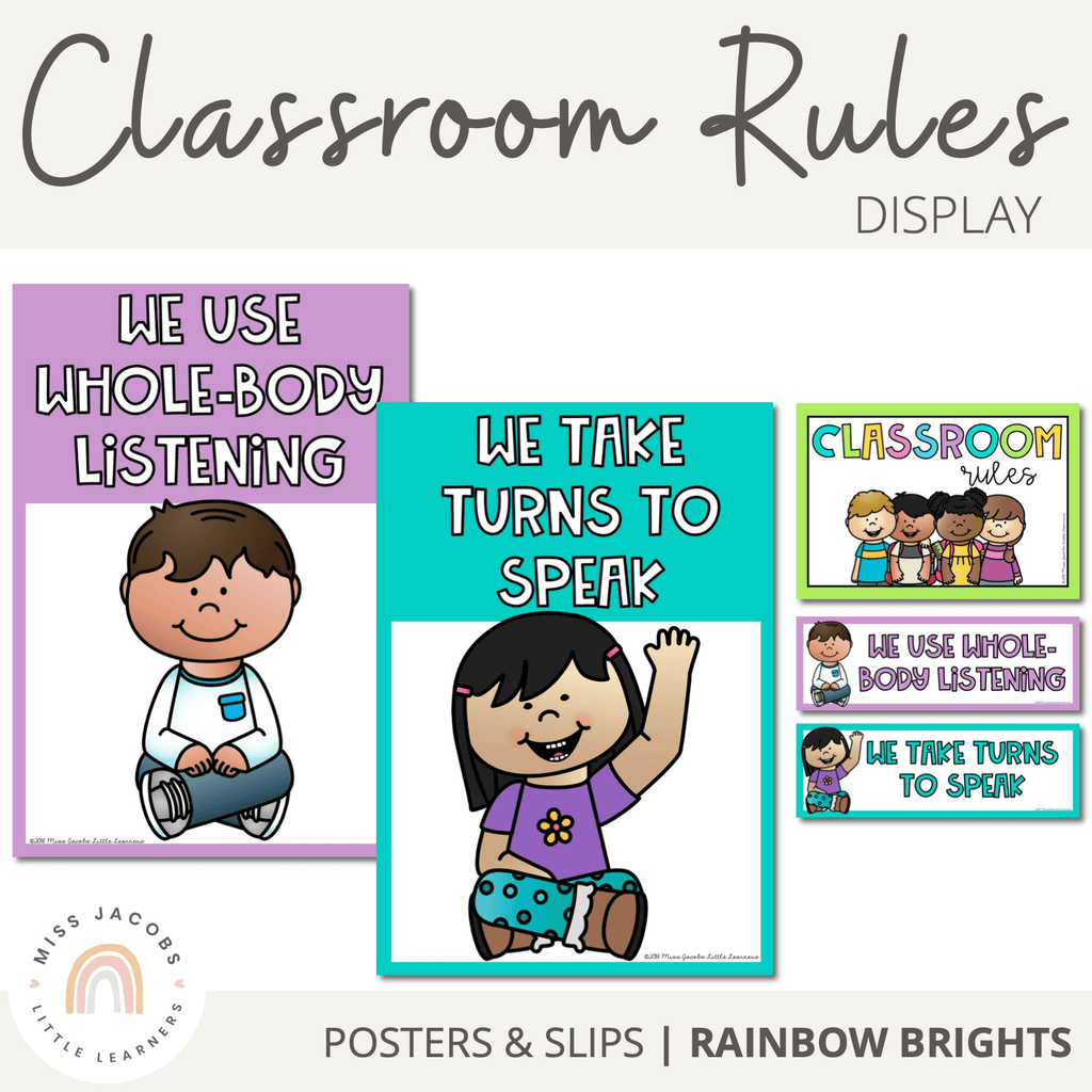 Unfinished-wood-frames-classroom-rules