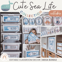 Cute Sea Life Classroom Decor Bundle - Default Title - Miss Jacobs ...