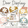Daisy Door Display or Bulletin Board | Daisy Gingham Classroom Decor - Miss Jacobs Little Learners