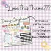 Daisy Door Display or Bulletin Board | Daisy Gingham Classroom Decor | Editable - Miss Jacobs Little Learners