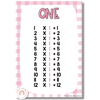 Daisy Gingham Pastels Times Table & Multiplication Facts Posters - Miss Jacobs Little Learners
