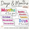 Days and Months | SPOTTY BRIGHTS | EDITABLE - Miss Jacobs Little Learners