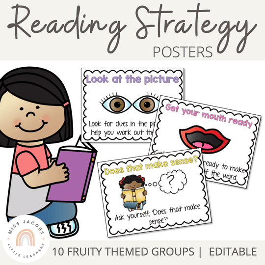 Decoding Reading Strategy Posters