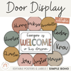 DOOR DISPLAY | SIMPLE BOHO - Miss Jacobs Little Learners