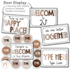 Door Display | SPOTTY NEUTRALS | Editable - Miss Jacobs Little Learners