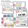 Door display | SPOTTY PASTELS | Editable - Miss Jacobs Little Learners