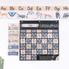 Editable Classroom Calendar | Boho Plants / Rustic Pocket Chart & Standard Size - Miss Jacobs Little Learners