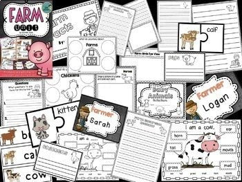 Farm Unit - Printables and Activities | Distance Learning - Miss Jacobs Little Learners