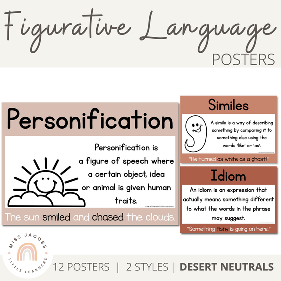 printable figurative language chart