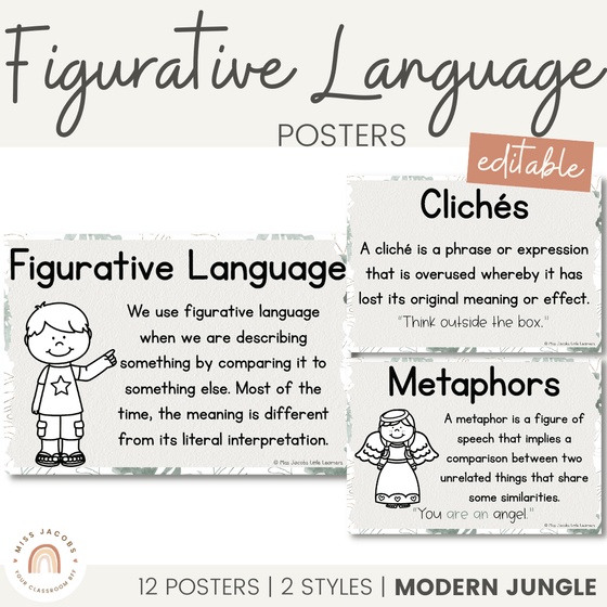Printable Figurative Language Chart