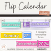 Flip Calendar | BRIGHTS | Classroom Decor - Miss Jacobs Little Learners