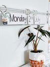Flip Calendar | Modern Boho Plants Rustic Classroom Decor | Editable - Miss Jacobs Little Learners