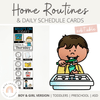 Home Routines and Daily Schedule Cards - Miss Jacobs Little Learners