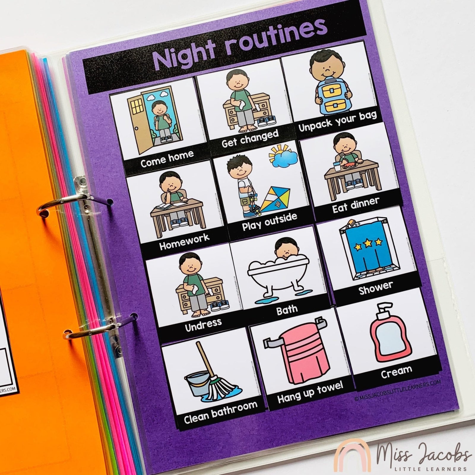 Home Routines and Daily Schedule Cards – Miss Jacobs Little Learners