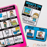 Home Routines and Daily Schedule Cards - Default Title - Miss Jacobs ...