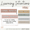 Learning Intentions | SPOTTY BOHO | EDITABLE - Miss Jacobs Little Learners