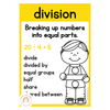 MATH OPERATION POSTERS | RAINBOW BRIGHTS - Miss Jacobs Little Learners