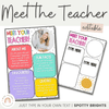 Meet the Teacher | SPOTTY BRIGHTS | Editable - Miss Jacobs Little Learners