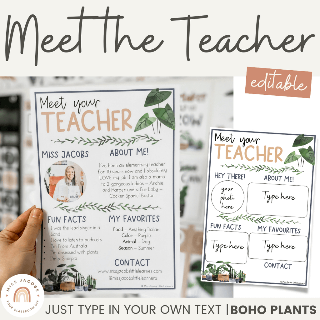 Meet the Teacher Template - Miss Jacobs Little Learners meet-the-teacher-template-miss-jacobs-little-learners