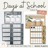 Modern Boho Plants Days at School Tally | Editable Rustic Classroom Decor - Miss Jacobs Little Learners
