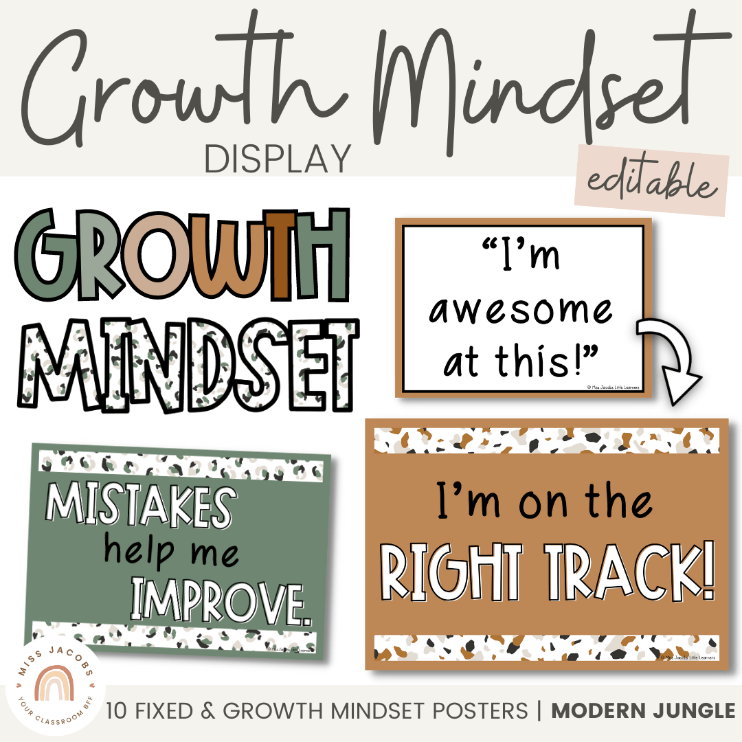 Modern Jungle Classroom Theme - Miss Jacobs Little Learners - Miss ...