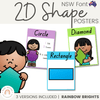 NSW Shape Posters | Rainbow Theme - Miss Jacobs Little Learners