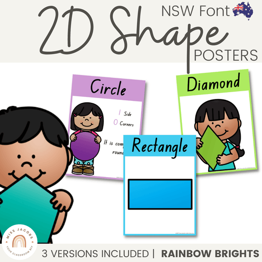 2D Shapes and 3D Shapes (Forms) Poster Set (Set of 25 English/Spanish) –  Art with Mrs. Nguyen