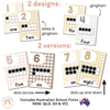 Number Posters with Ten Frames | Daisy Gingham Neutrals | Editable Decor - Miss Jacobs Little Learners