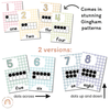 Number Posters with Ten Frames | Daisy Gingham Pastels | Editable Decor - Miss Jacobs Little Learners