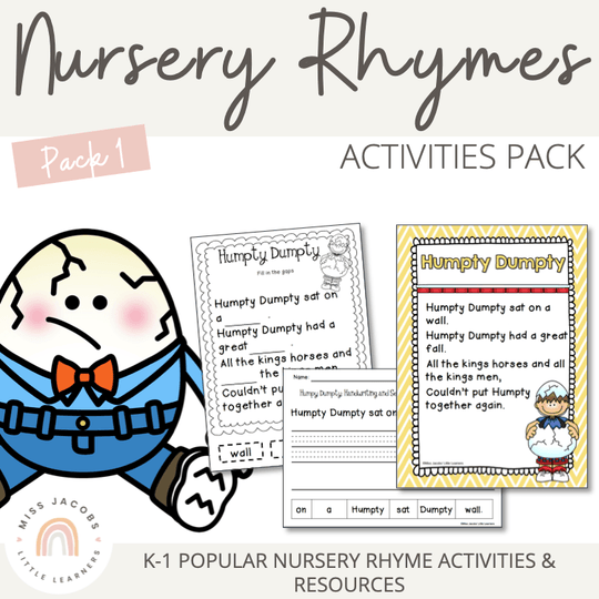 Nursery Rhymes Activities and Posters