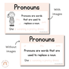 Parts of Speech Posters | Daisy Gingham Neutrals English Classroom Decor - Miss Jacobs Little Learners