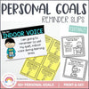 Personal Goals Bundle - Miss Jacobs Little Learners