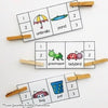 Phonological Awareness: Spring Themed Syllable Center Game - Miss Jacobs Little Learners