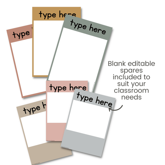 Place Value Display | Editable | Neutral Color Palette - Miss Jacobs Little Learners