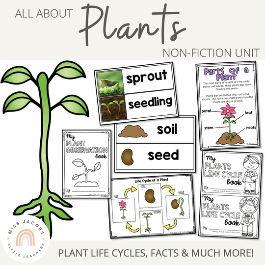 Plants Unit: Living Things and Plant Life Cycles