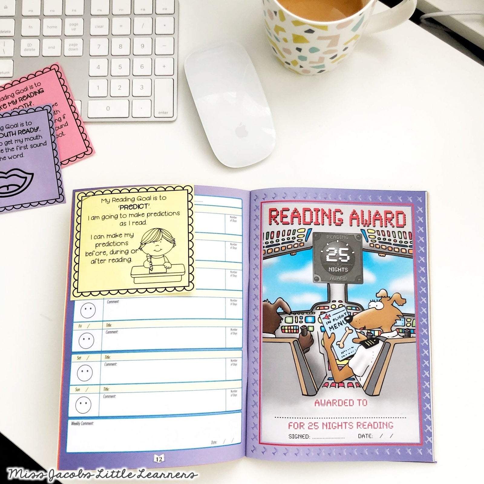 Comment Slips Reading Goals - Reminder Slips - Default Title