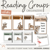 Reading Group Organizers & Labels | MODERN JUNGLE Vibes Classroom Decor - Miss Jacobs Little Learners