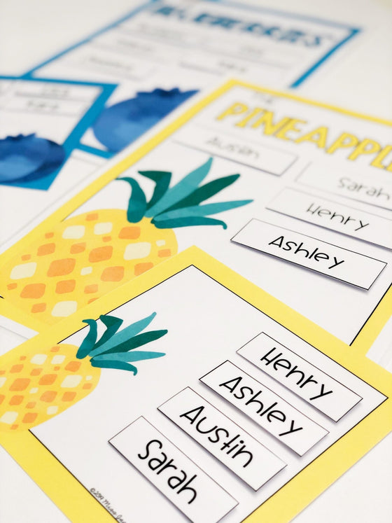 Reading Groups - Posters & Labels | Tropical Fruits - Miss Jacobs Little Learners