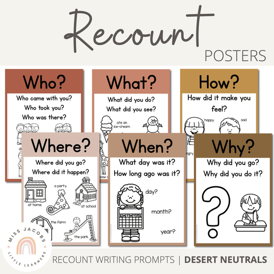 Recount Posters | BOHO VIBES | Desert Neutrals Decor