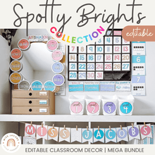  Spotty Brights Classroom Decor | BUNDLE - Miss Jacobs Little Learners