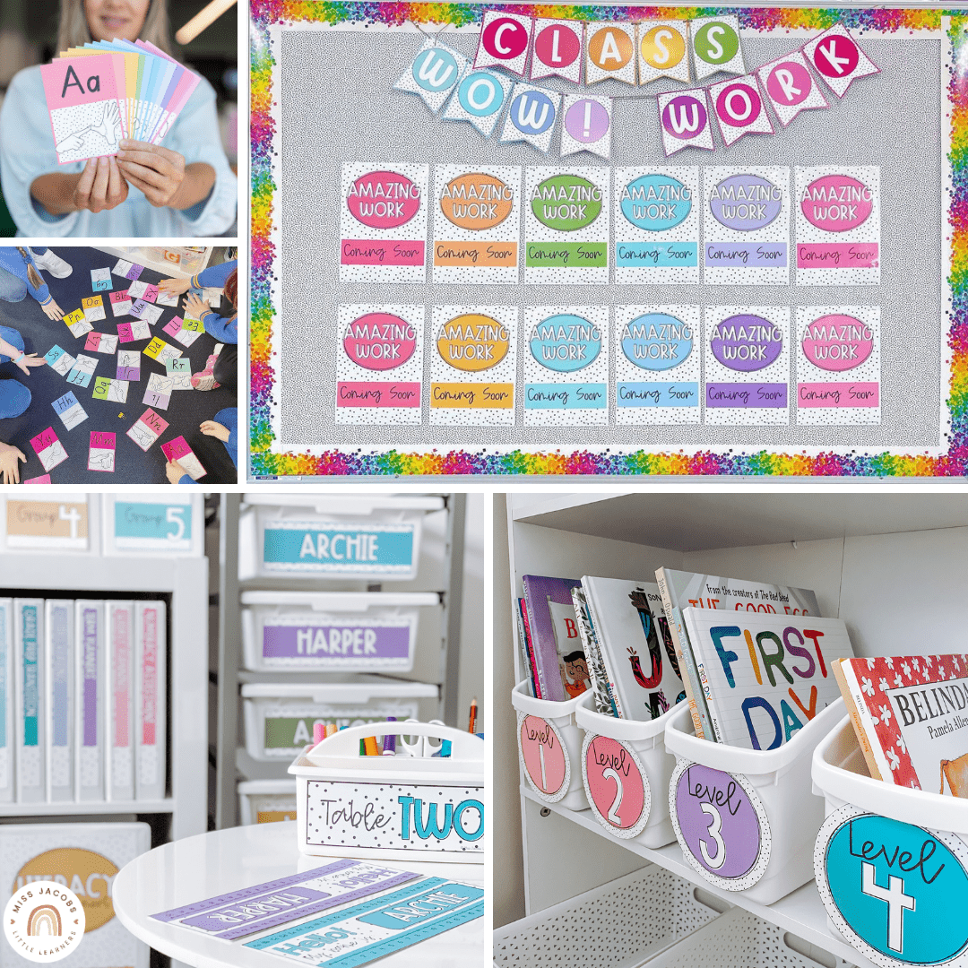 Spotty Brights Classroom Decor | BUNDLE - Miss Jacobs Little Learners